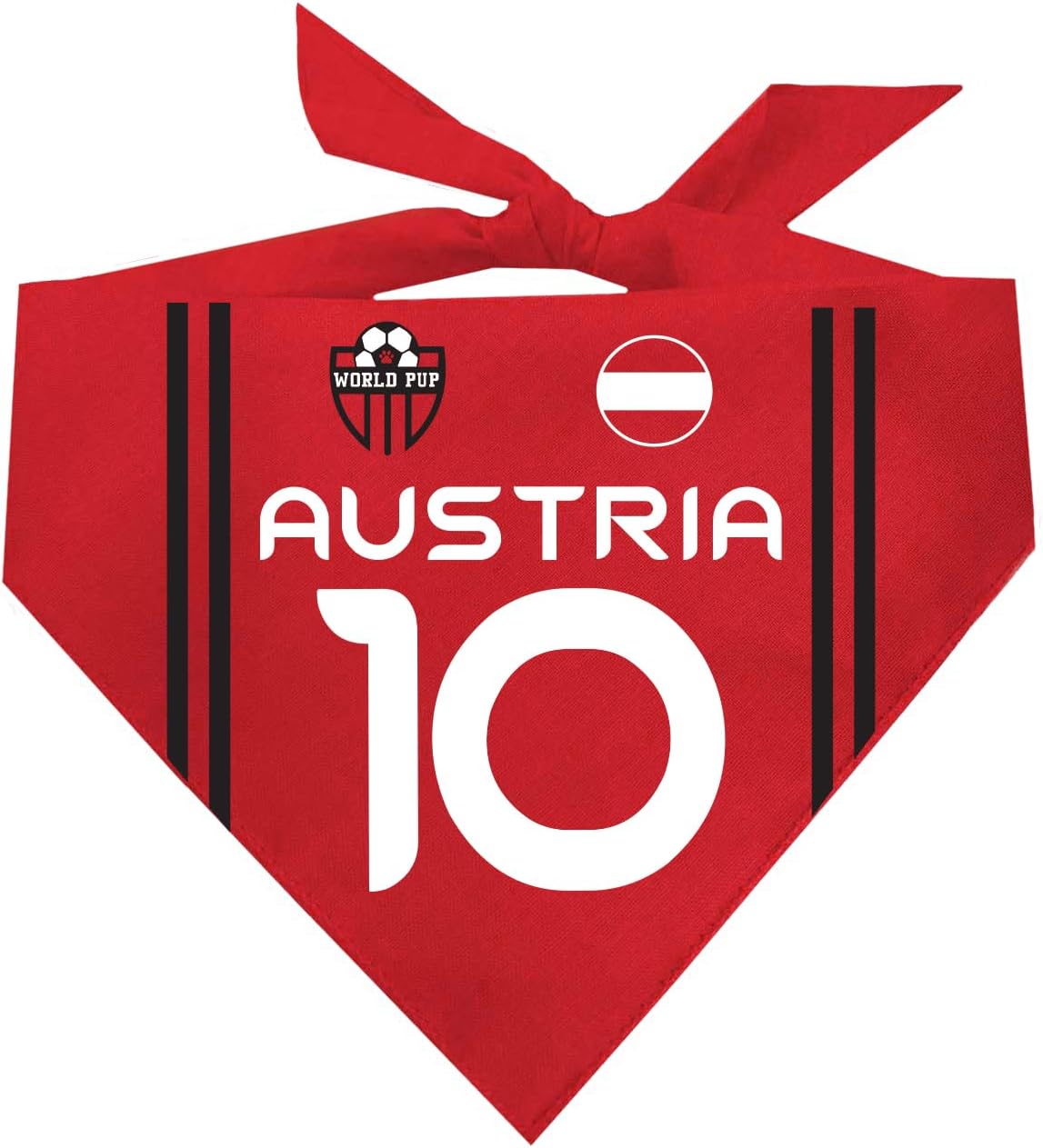 Country Style Soccer Jersey Dog Bandana | Country & Flag| Soccer Jersey Style |100% Cotton Adjustable Triangle || 1840 (Mexico, One Size) - Image 9
