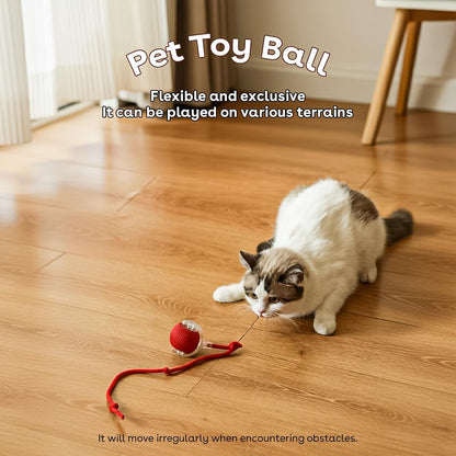 NatureTails automatic kitten toy close up on ribbed silicone texture detailing