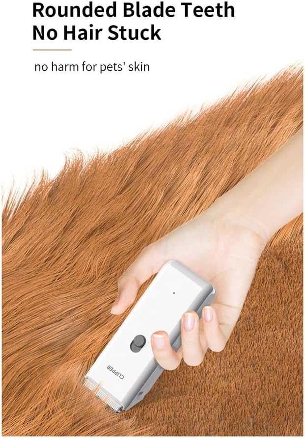 Rechargeable electric dog and cat hair shaver