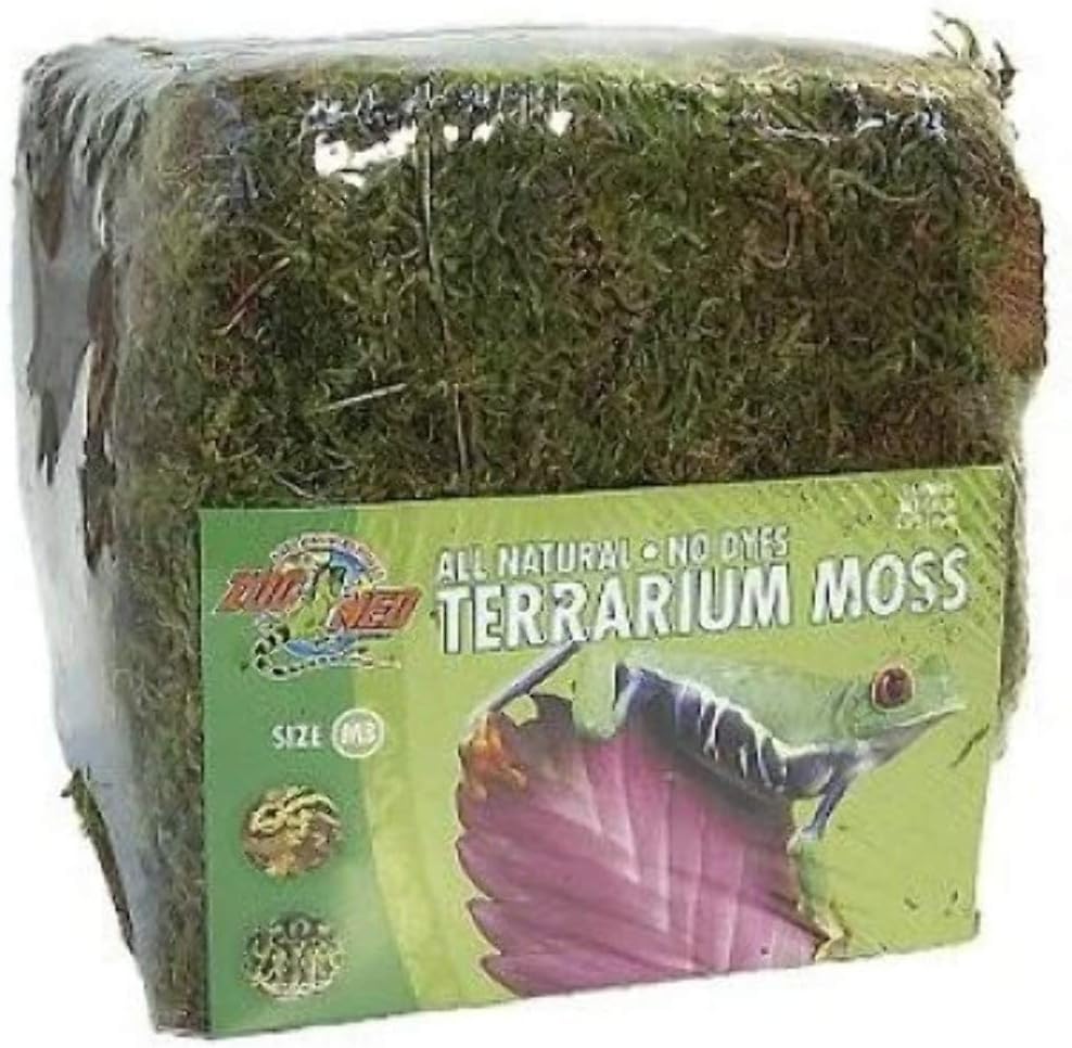 Zoo Med terrarium moss front view packaging