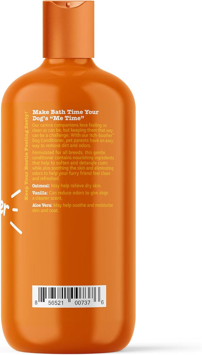Natural dog conditioner with shea butter texture