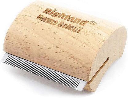 High-quality deshedding tool for removing loose pet fur