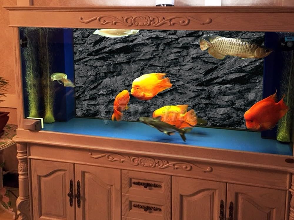 VIP. LINE self adhesive PVC aquarium poster installation view