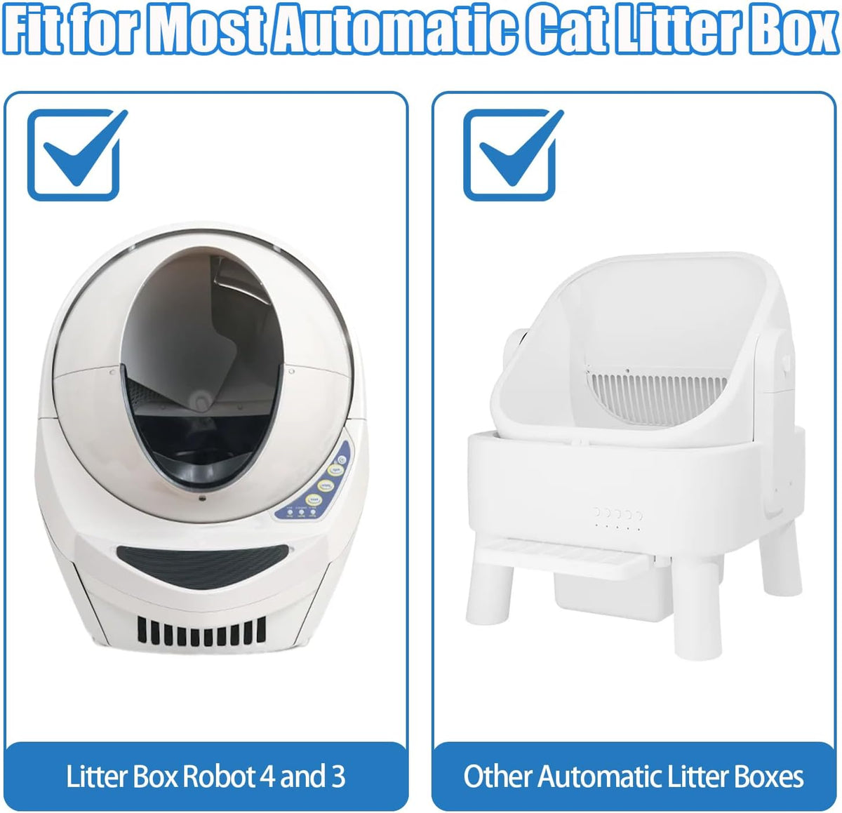 Heavy duty cat litter box liners rolls showing perforated lines