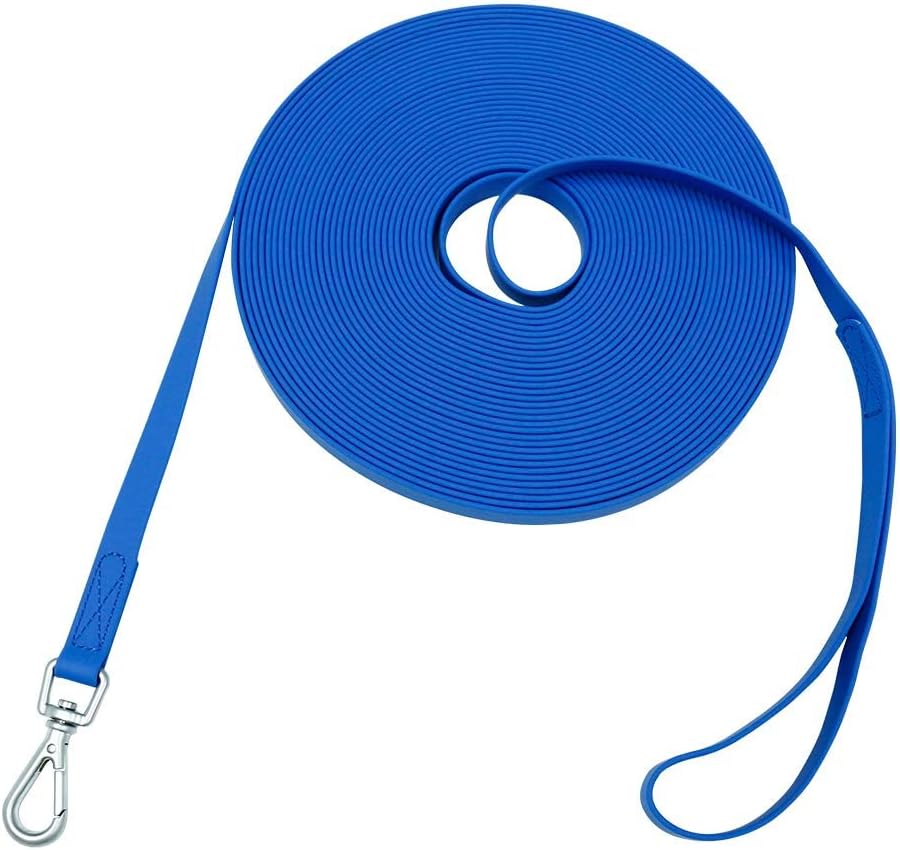 Nimble weatherproof long line dog leash imported package view.