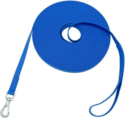Nimble weatherproof long line dog leash imported package view.