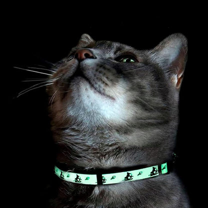 Breakaway kitten collar in hot pink demonstrating the automatic pressure release mechanism.