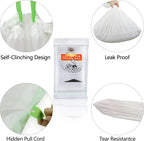 Step by step demonstration of placing cat litter bags in an empty litter box