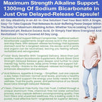 BioWisdom delayed release sodium bicarbonate capsules close up
