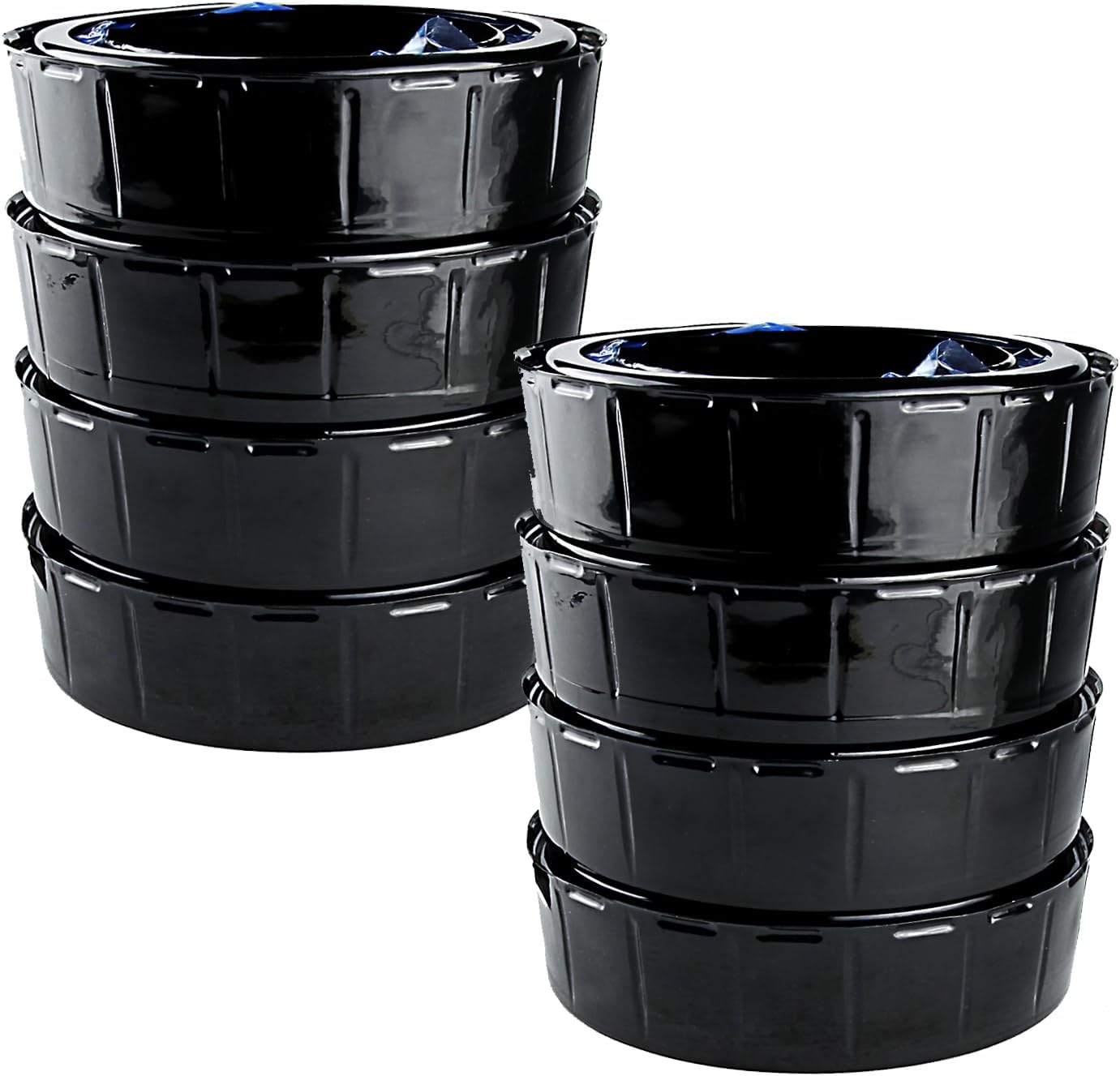 KMKMVV 8-pack diaper pail refill cartridges front view