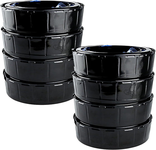 KMKMVV 8-pack diaper pail refill cartridges front view