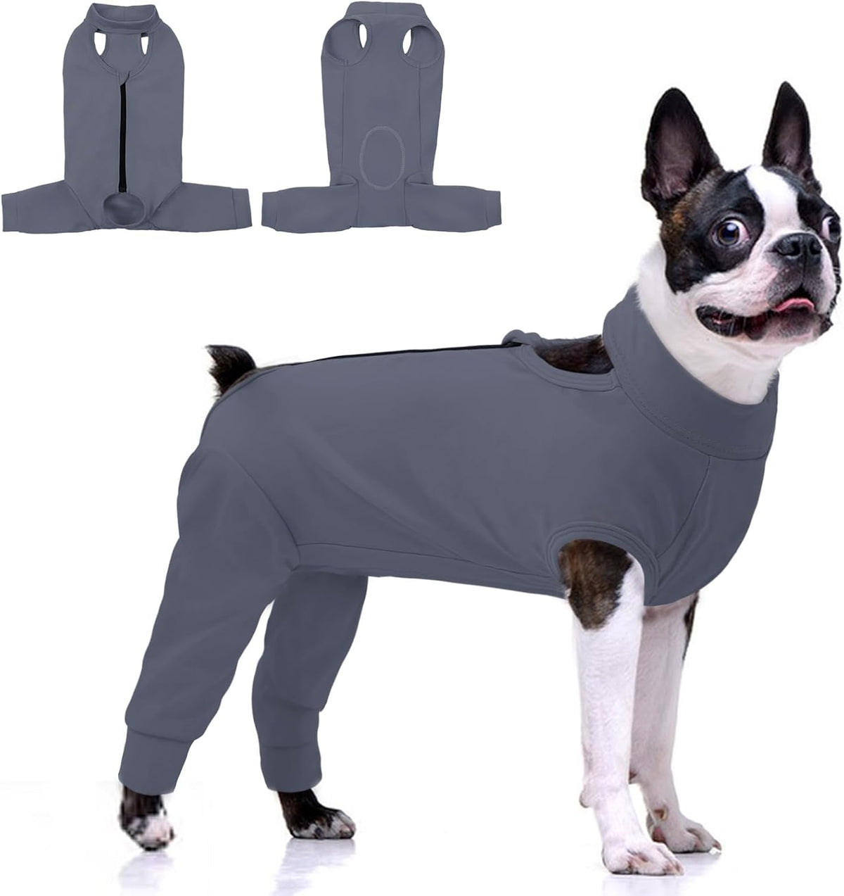 KOESON Dog Recovery Suit Hind Leg, Recovery Sleeve for Female Male Dogs, Pet Leg Sleeve to Stop Licking, Pet Rear Leg Wound Cover, Dog Spay Onesie for Wound Heal Care - Image 12