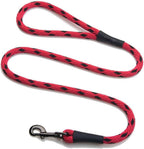 Mendota Pet Snap Leash - British-Style Braided Dog Lead, Made in The USA - Black, 1/2 in x 6 ft - for Large Breeds - Image 9