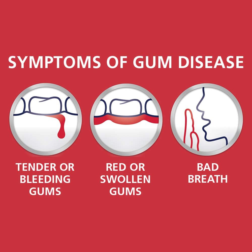 Parodontax oral care product showing tight gum to tooth seal benefits