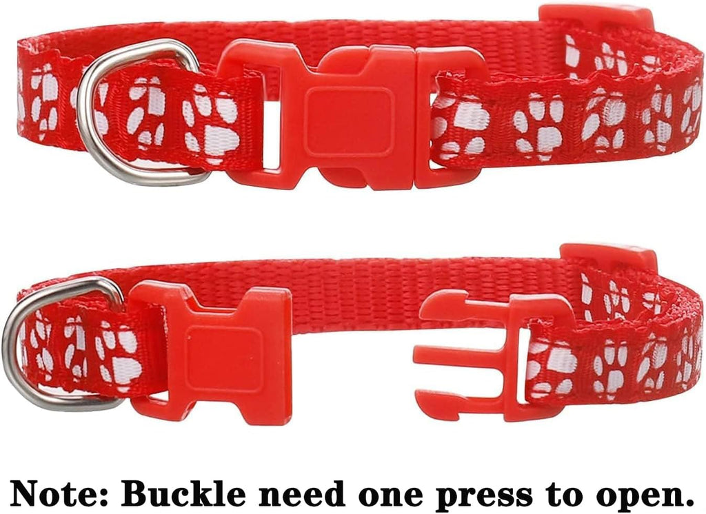 Selection of 12 colorful newborn puppy ID collars