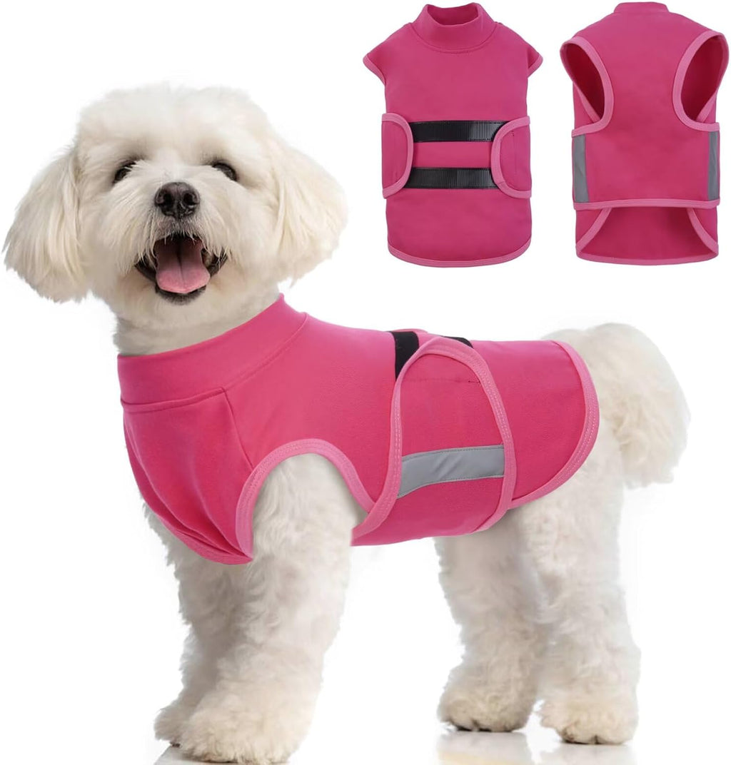 MIGOHI Dog Anxiety Relief Coat,Comfort Anxiety Vest for Dogs,Adjustable Dog Anxiety Calming Wrap for Fireworks,Thunderstorms,Travel,Separation,Anxiety Jacket for Small Dogs,S,Purple - Image 14