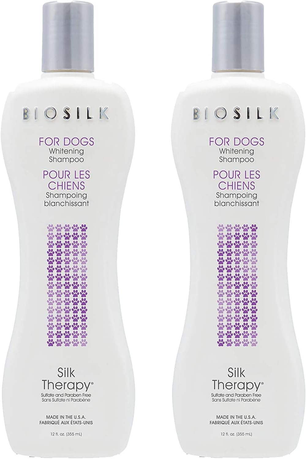 BioSilk Silk Therapy Whitening Dog Shampoo, Brightening Pet Shampoo with Silk Protein for White and Light Colored Coats, Enhances Shine and Softness, pH Balanced Dog Wash, 12 Fl Oz - Image 9