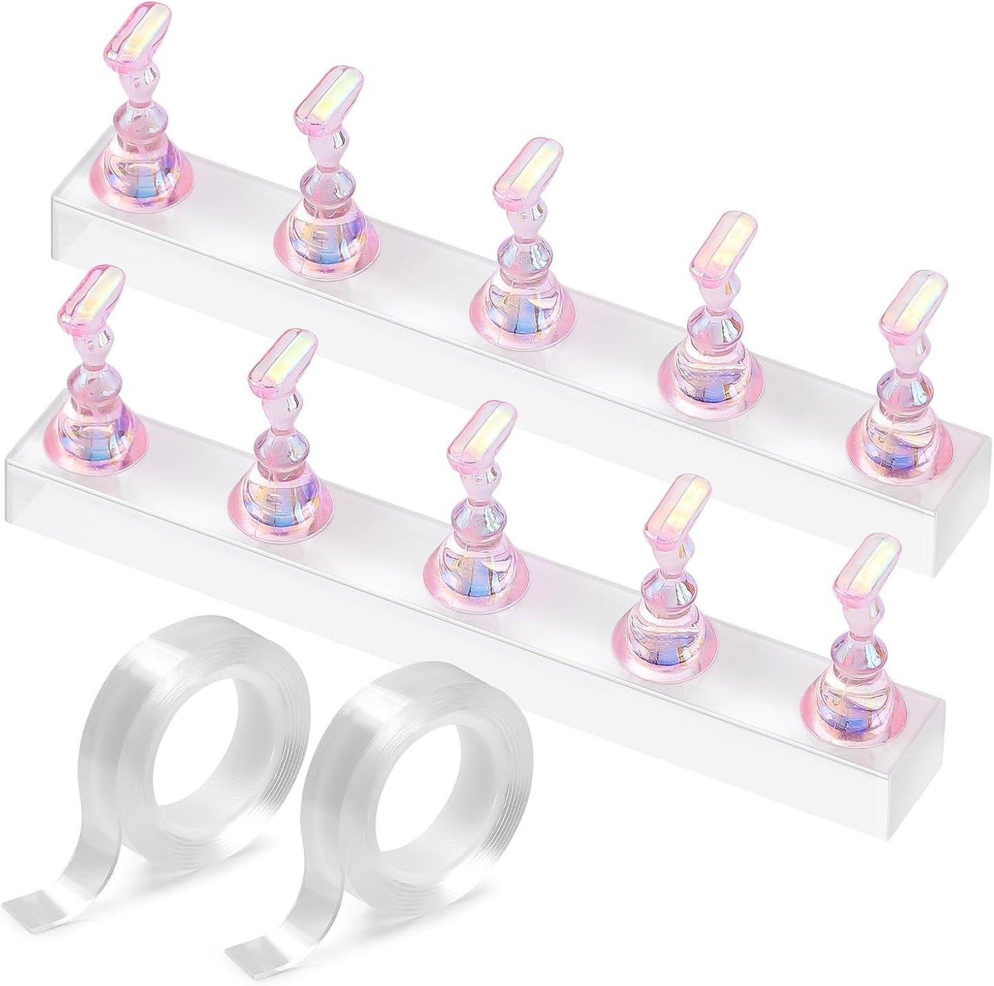 Etercycle magnetic nail stand pink front view