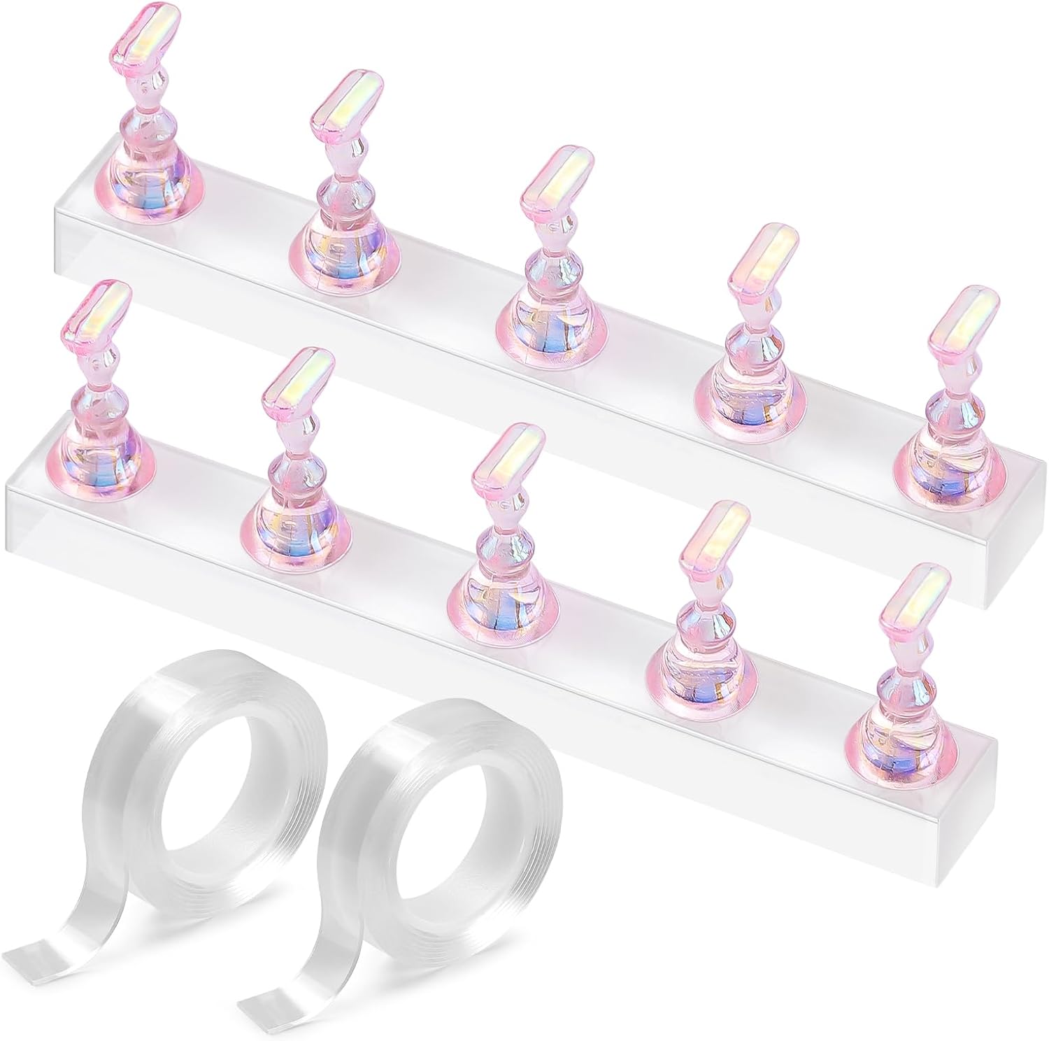 Etercycle magnetic nail stand pink front view