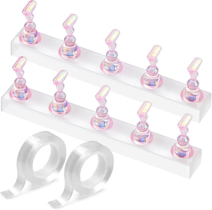 Etercycle magnetic nail stand pink front view