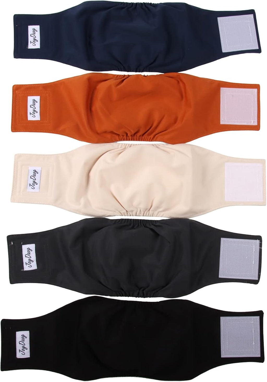 JoyDaog Reusable Dog Belly Bands for Male Dogs Diapers,5 Pack Premium Washable Dog Diapers Male Puppy Nappies Wrap,M - Image 10