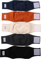 JoyDaog Reusable Dog Belly Bands for Male Dogs Diapers,5 Pack Premium Washable Dog Diapers Male Puppy Nappies Wrap,M - Image 10