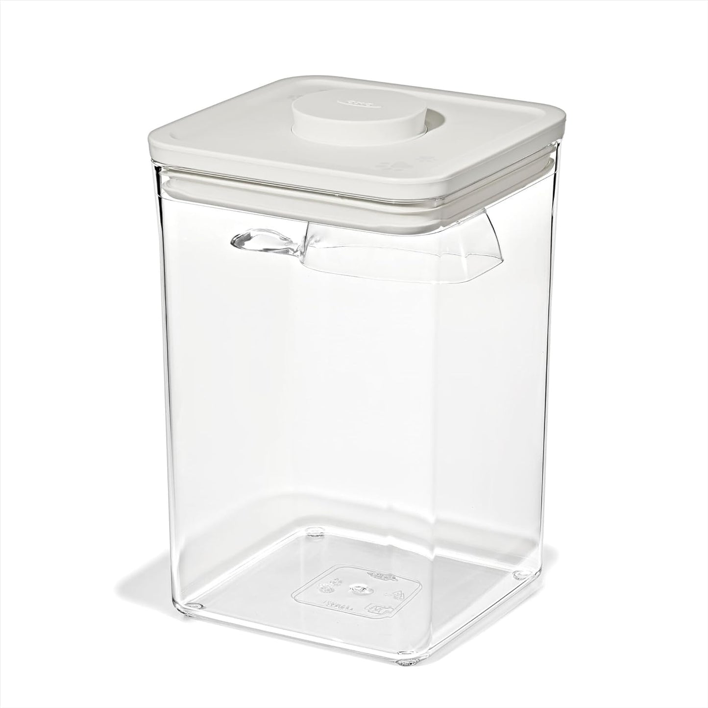 Inside view of OXO Pet POP container showing capacity