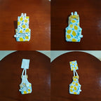 JDZXMBL bird diaper apparel close up showing bow tie detail