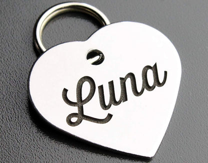 DEEP Engraved Premium Dog & Cat ID Tag - Personalized, Stainless Steel, Long-Lasting Durability - Bone 1" x1-1/2 (2-Side Engraving) - Image 10