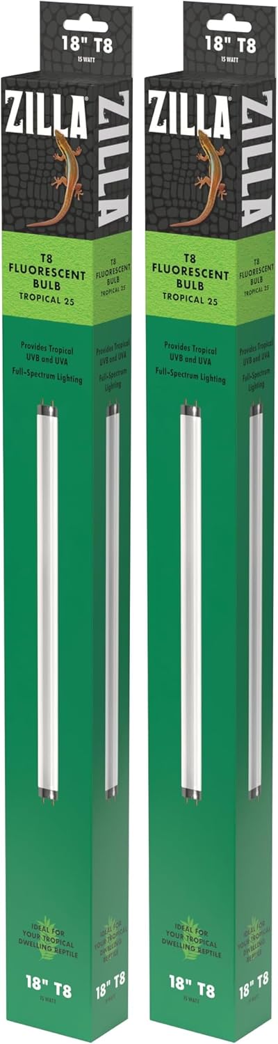 Side angle view of the eighteen inch fluorescent light fixture compatible tube.