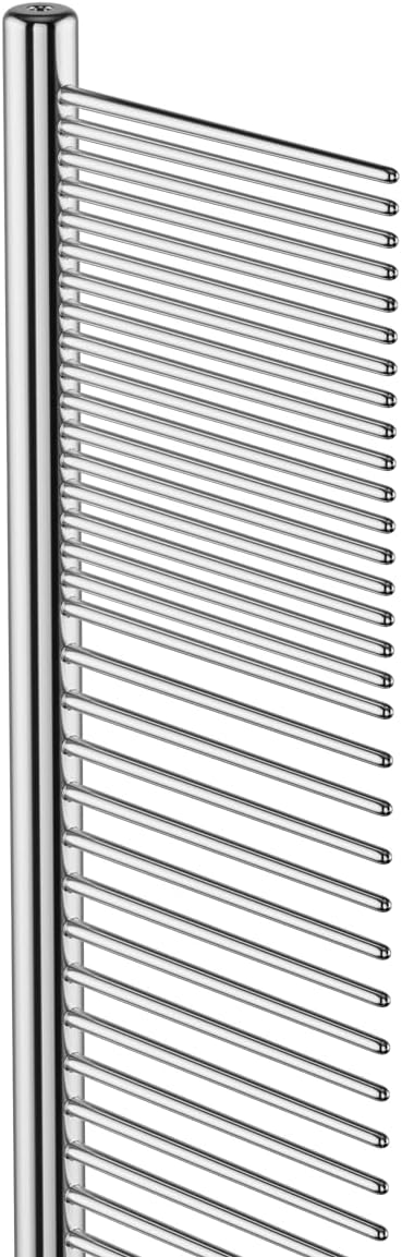 Andis 68545 pet grooming comb showing rounded safe teeth tips for dogs and cats