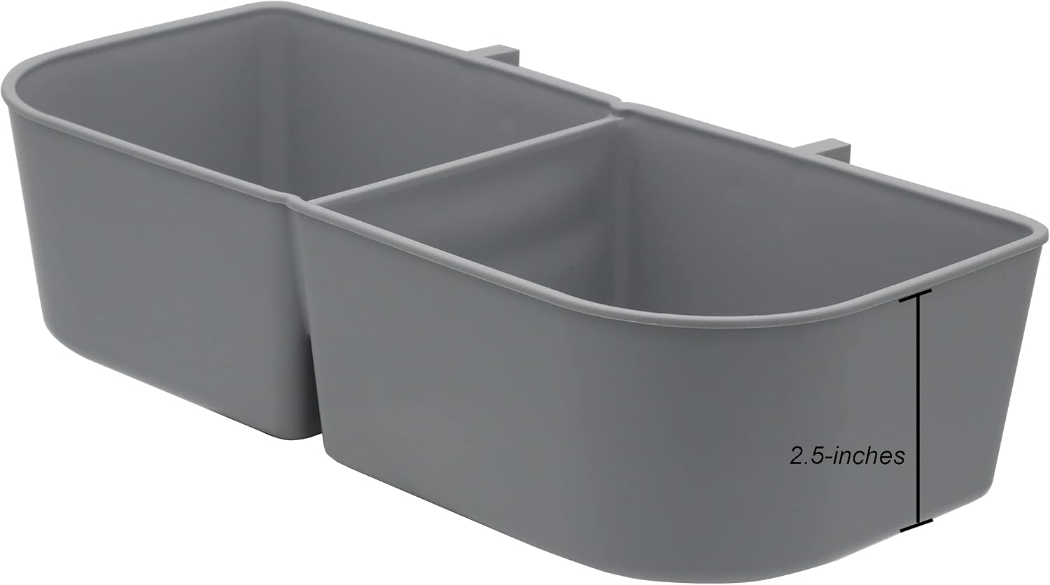A & H Tool And Die Pet Crate Carrier Cup Double Large mounted on wire kennel