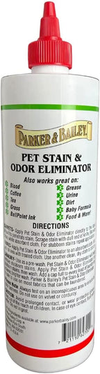 Parker And Bailey Pet Stain And Odor Eliminator back label details