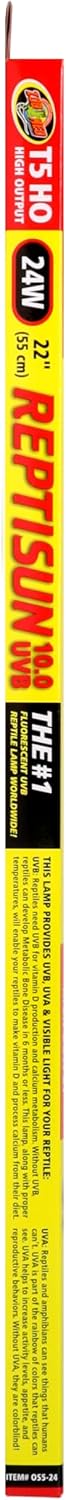 Zoo Med 24 Watt 22 inch high output desert terrarium UV fluorescent replacement bulbs packaging details