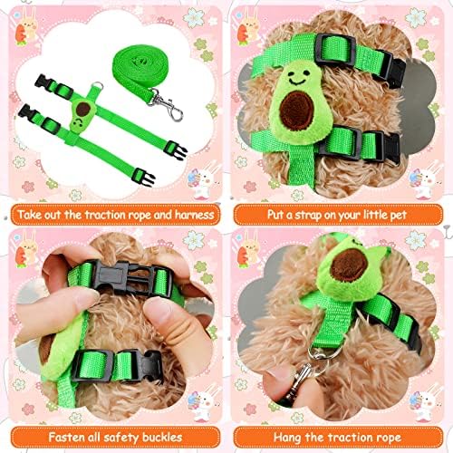 Demonstration of the adjustable straps on a small animal guinea pig vest