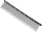 Pet Hair Removal Comb Reusable Comfortable Stainless Steel Comb for Cat Grooming Pet Hair Removal Comb Stainless Steel Pet Comb Open Knot Comb Grooming Comb (Volet) - Image 11