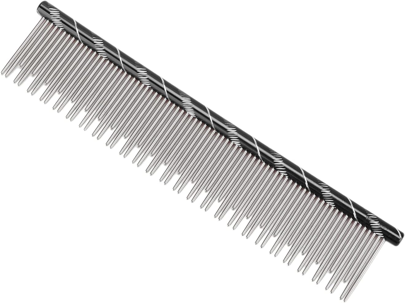 Pet Hair Removal Comb Reusable Comfortable Stainless Steel Comb for Cat Grooming Pet Hair Removal Comb Stainless Steel Pet Comb Open Knot Comb Grooming Comb (Volet) - Image 11