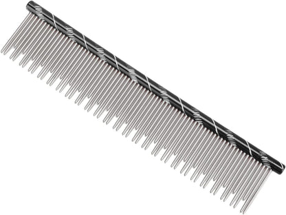 Pet Hair Removal Comb Reusable Comfortable Stainless Steel Comb for Cat Grooming Pet Hair Removal Comb Stainless Steel Pet Comb Open Knot Comb Grooming Comb (Volet) - Image 11