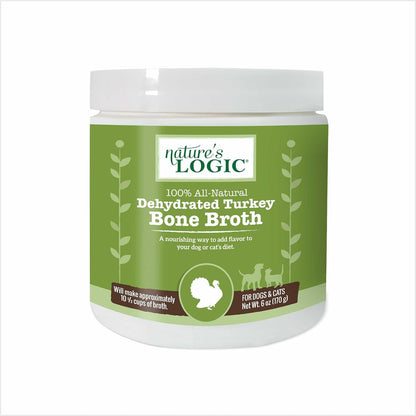 Nature's Logic Dehydrated Bone Broth Powder - 100% Natural Dog & Cat Topper - Rich in Glucosamine & Chondroitin - Boosts Immune System - Gluten-Free, No Synthetic Ingredients - Chicken, 6oz - Image 9