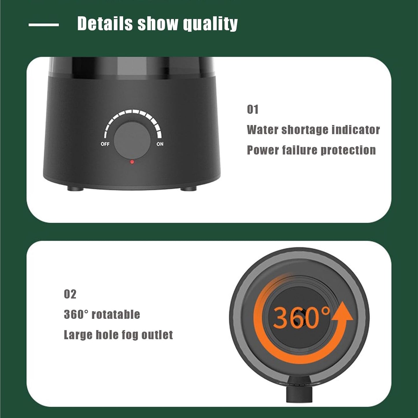 JZNCHP reptile humidifier setup in vivarium