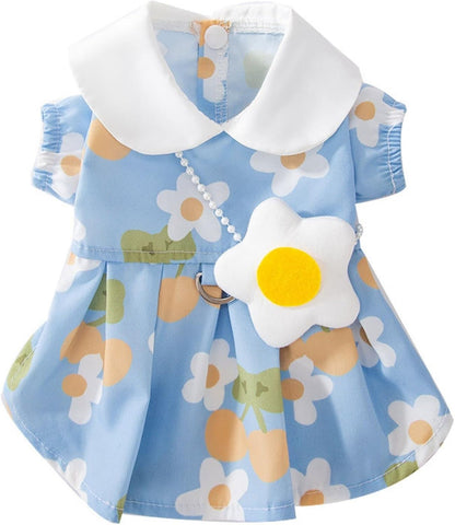 High cut belly design feature on the BIECWIAY puppy dress