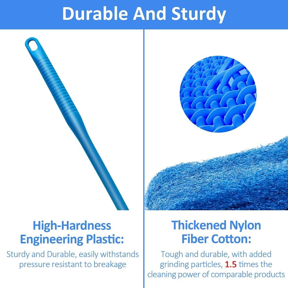 Novique fish tank cleaner being used to scrub the inside corner of a glass aquarium.