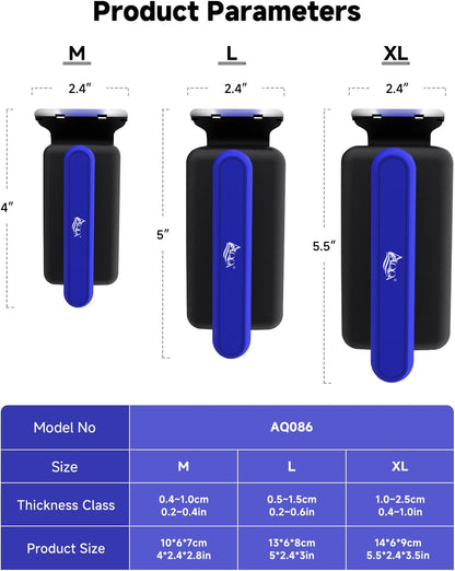 AQQA aquarium glass maintenance brush operating smoothly on a clean medium sized fish tank