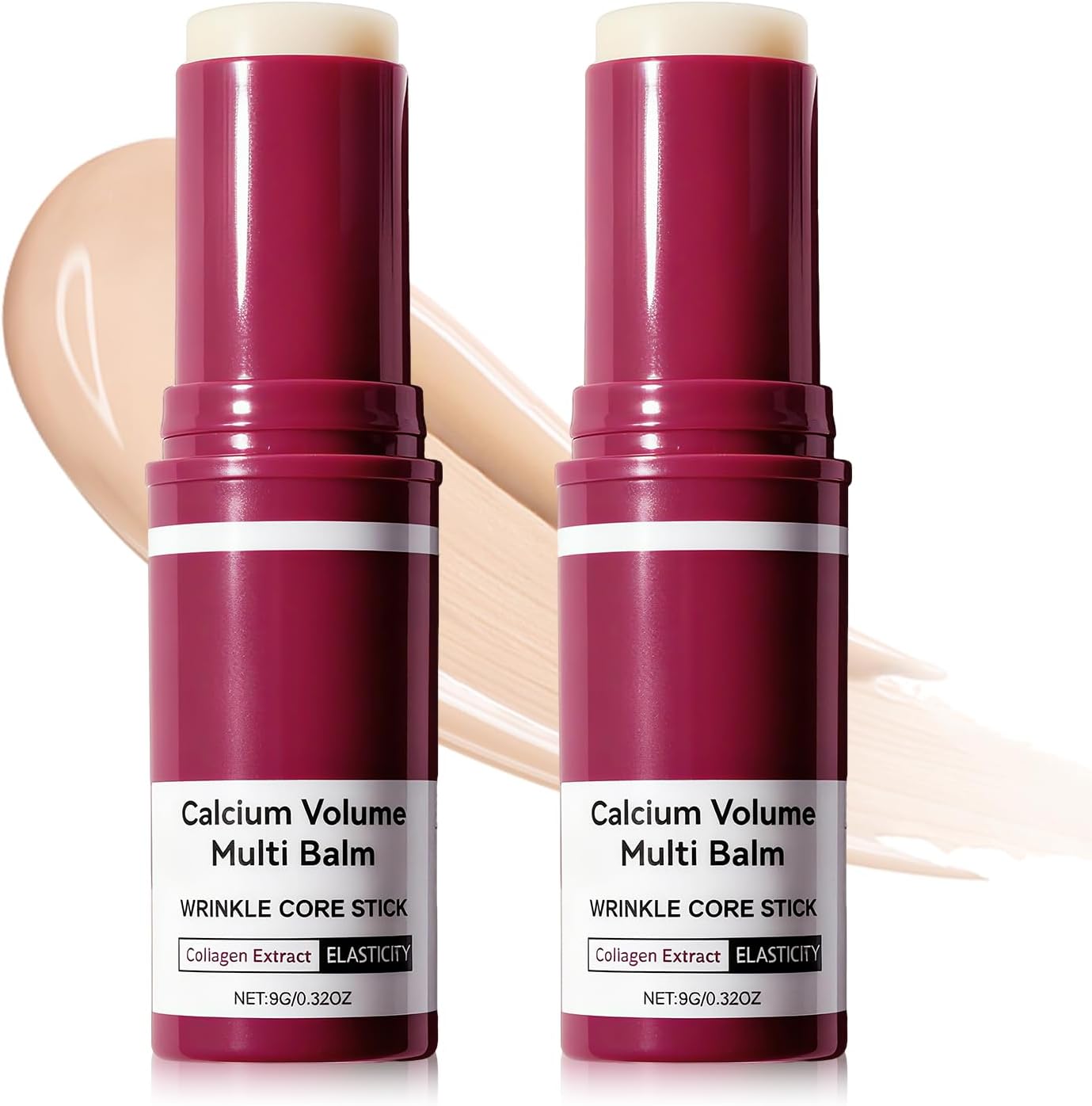 BOTIST Calcium Volume Multi Balm front view of the two piece packaging showcasing the wrinkle core sticks.