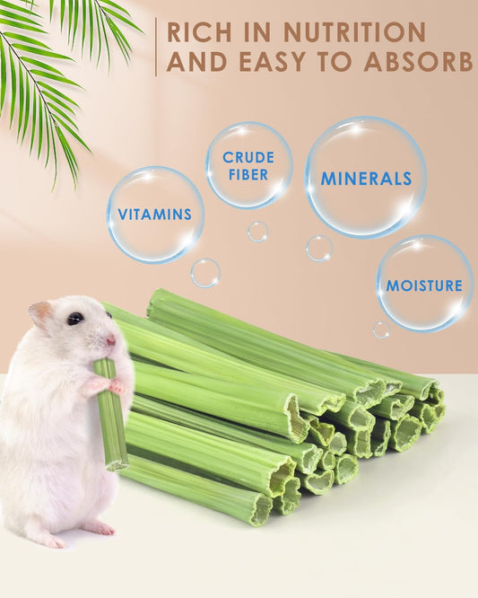 Natural organic molar treats for rabbits and hamsters close up view