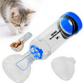 Neobay cat inhaler spacer blue front view for feline respiratory care
