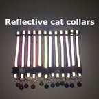 Adjustable tri-glide slider mechanism on a premium nylon cat collar for sizing flexibility