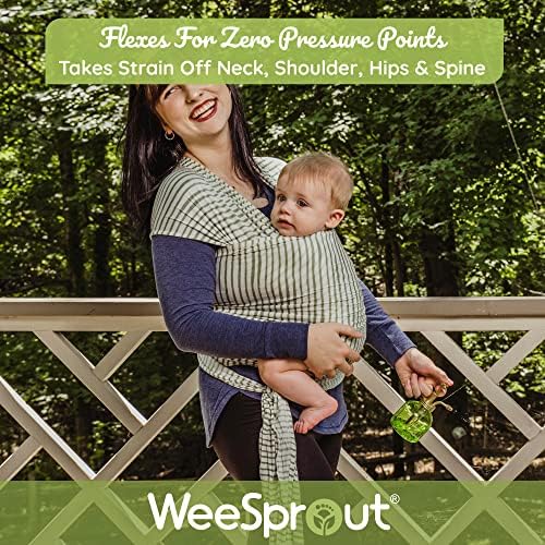 Breathable child sling for hands free babywearing in daily life.