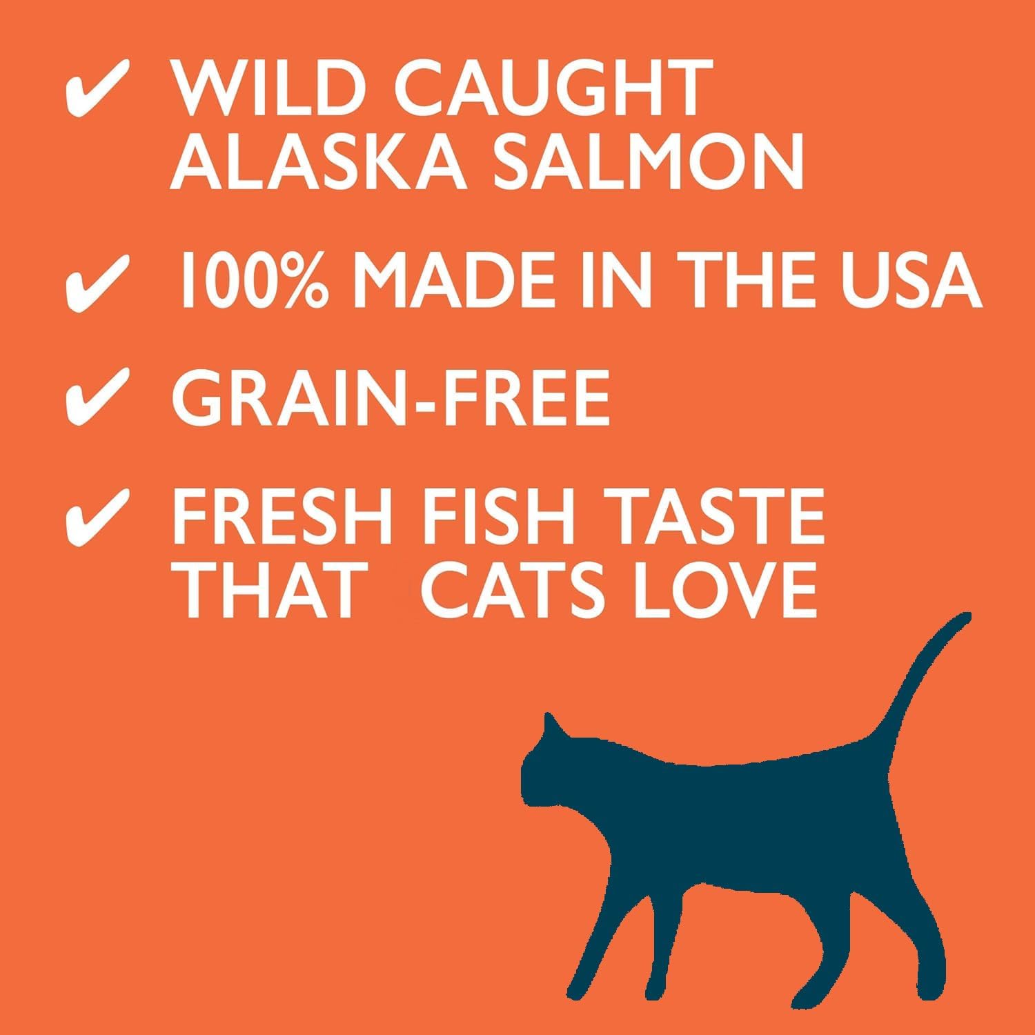 Alaska Naturals Salmon Oil for cats bottle back label displaying feeding guidelines and pure ingredients.