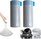 80 Count Litter Bags Compatible with NeakasaM1 and Pet Pivot Autoscooper 11 Open-Top Self-Cleaning Cat Litter Box, 4 Rolls Cat Litter Waste Receptacles Bags (80 Count) - Image 9